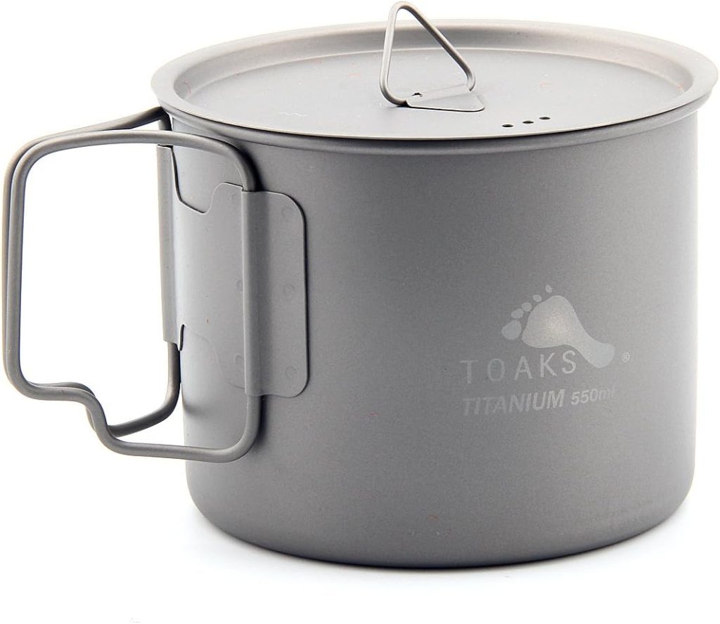 TOAKS Light Titanium 550ml Pot