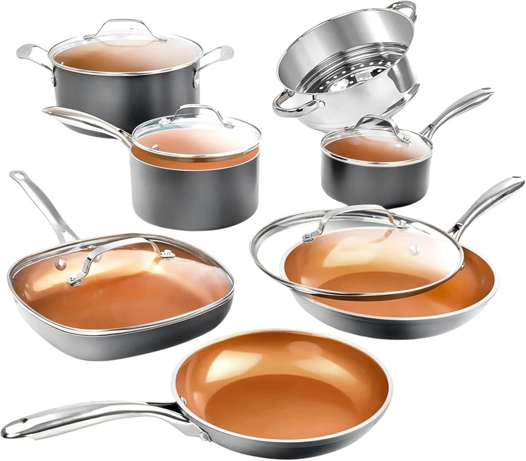 Gotham Steel Non-Stick Ti-Cerama Coating Pan Set