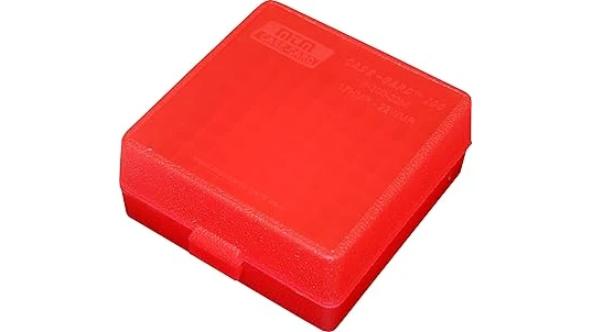 The image shows a selection of twenty-one types of popular 22lr ammunition for range shooting.