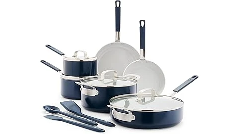 The image shows a selection of high-quality cookware sets, ideal for any electric stove.