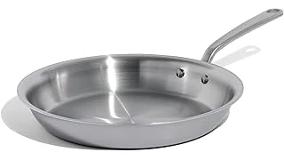 The image shows a beautiful collection of top-rated stainless steel cookware, ideal for gas stoves.