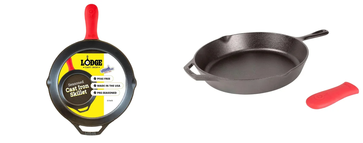 Lodge Seasoned Cast Iron Skillet - Quality images
