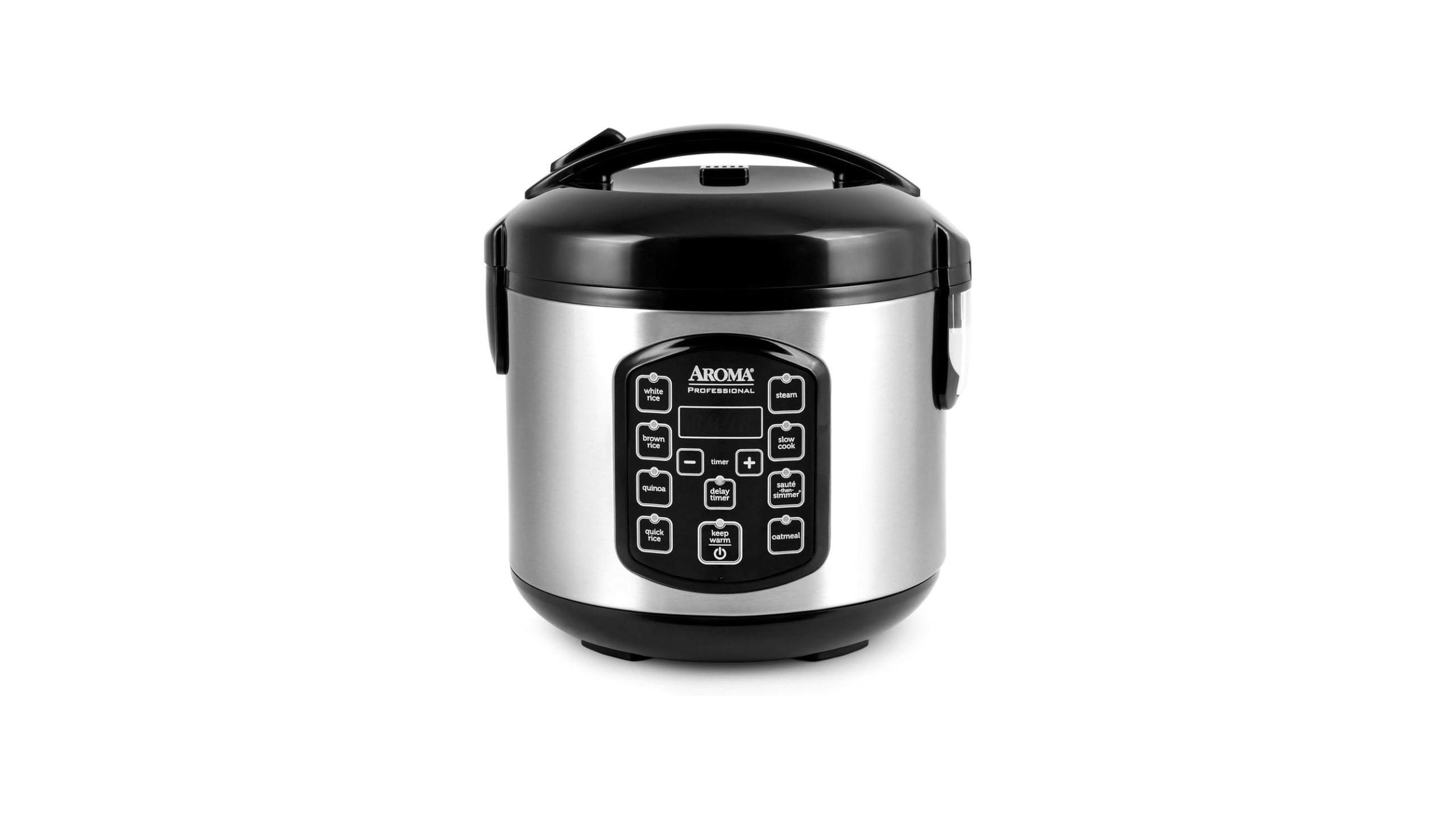 AROMA Professional Digital Rice Cooker, Multicooker, 4-Cup