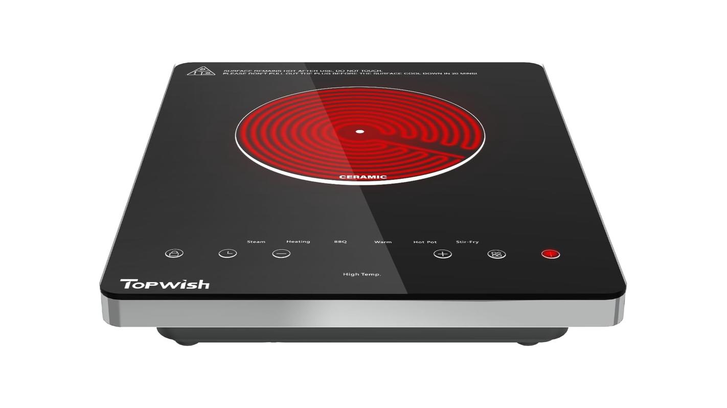 Electric Cooktop, TOPWISH Single Burner – Detailed Review