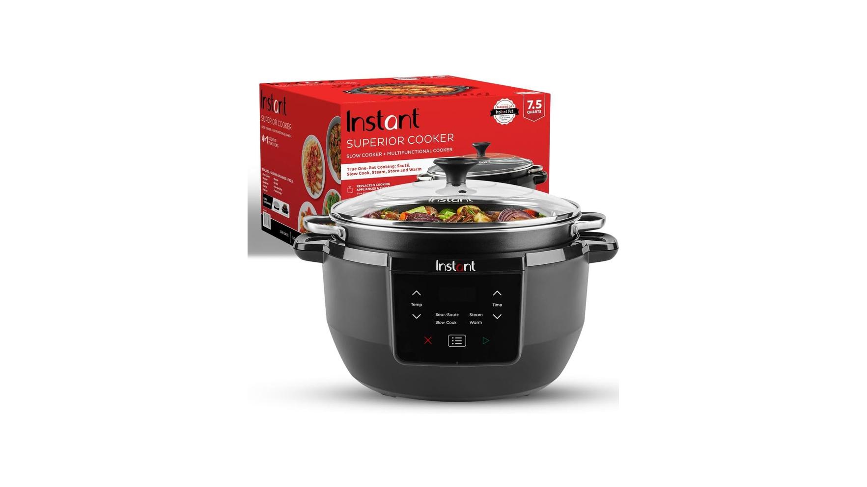 Instant Pot Superior Cooker 7.5QT Slow Cooker – Detailed