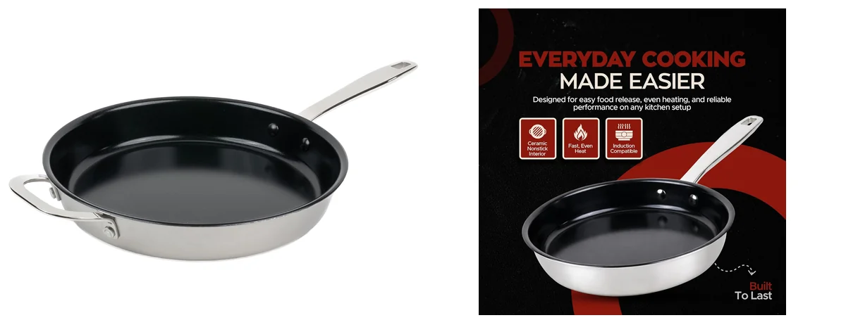Alva Maestro 11-Inch Ceramic Nonstick Frying Pan images
