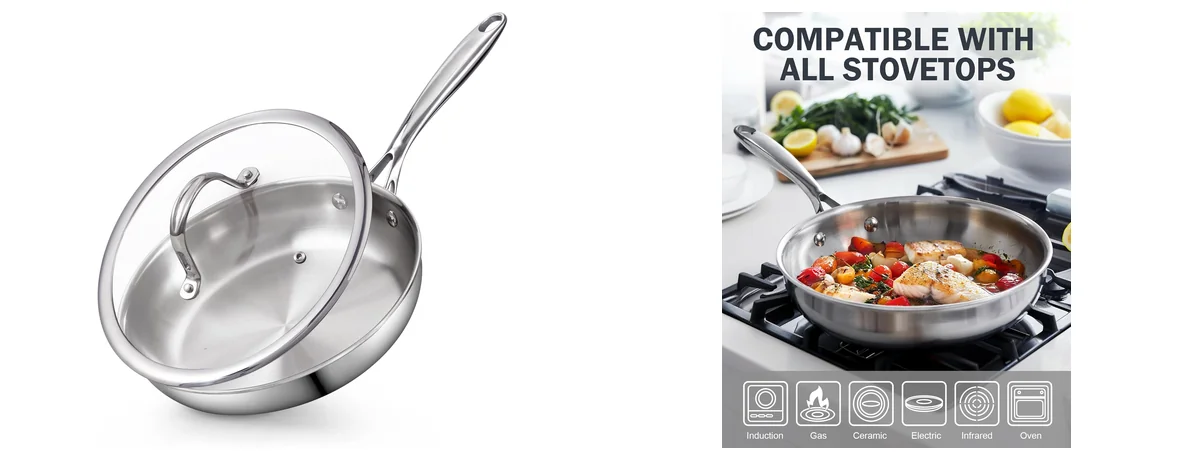 Cooks Standard Stainless Steel Frying Pan images