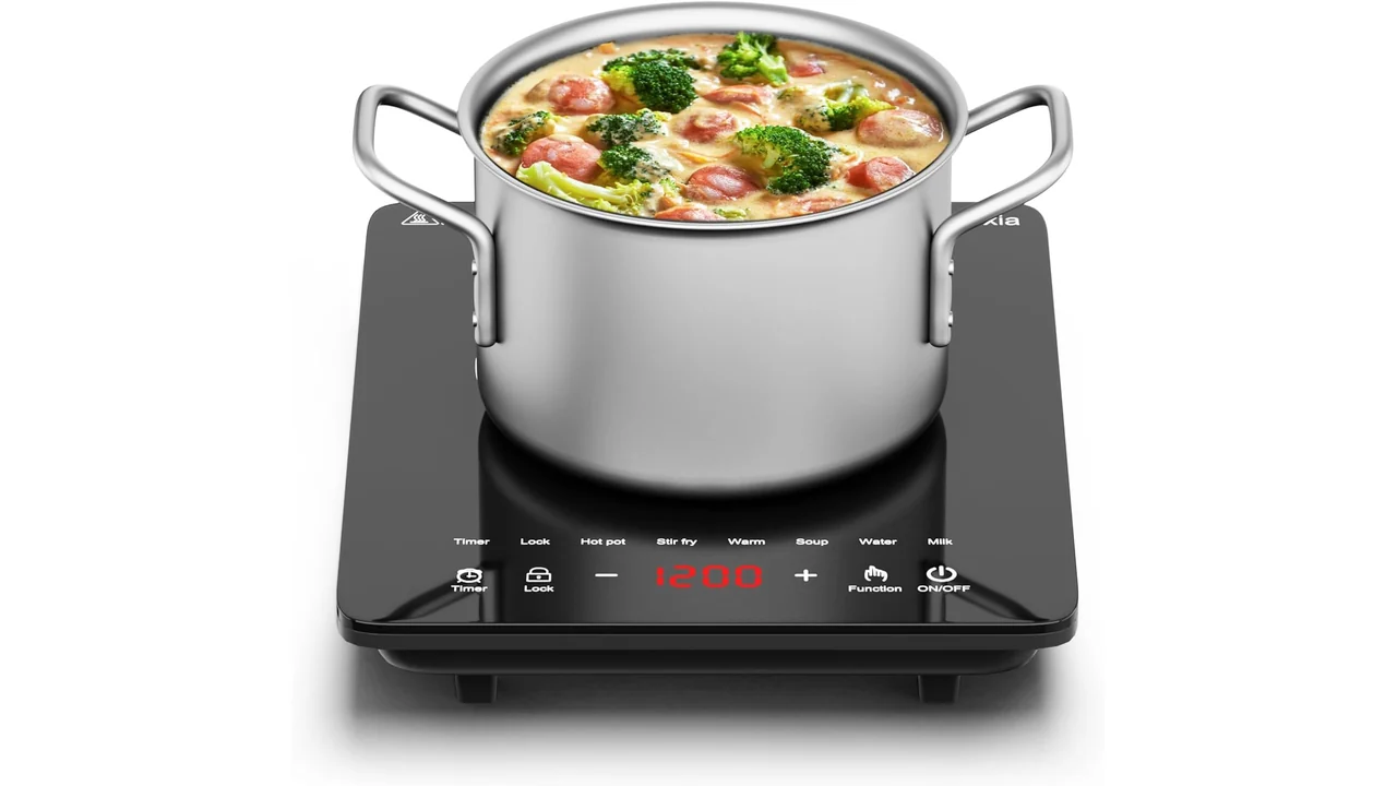 Portable Induction Cooktop Basic Home Cooking, 8 Power
