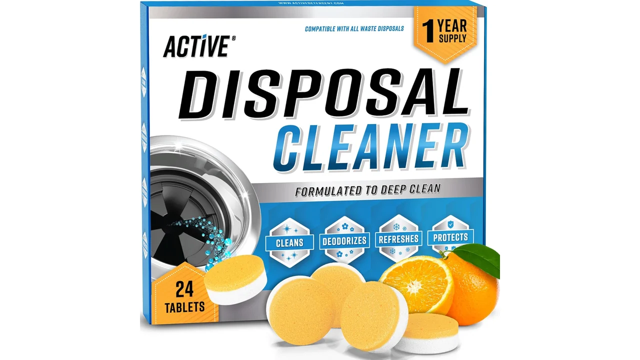 Garbage Disposal Cleaner Deodorizer Tablets – 24 Pack