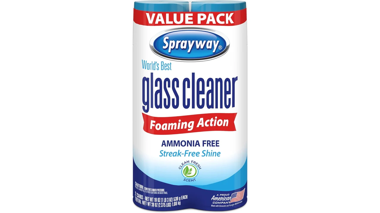 Sprayway Glass Cleaner Foaming Aerosol Spray – In-Depth