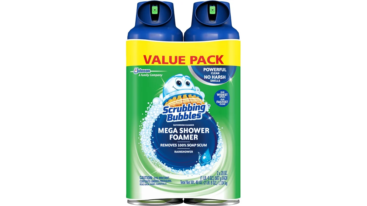 Scrubbing Bubbles Mega Bathroom Shower Foamer, Rainshower