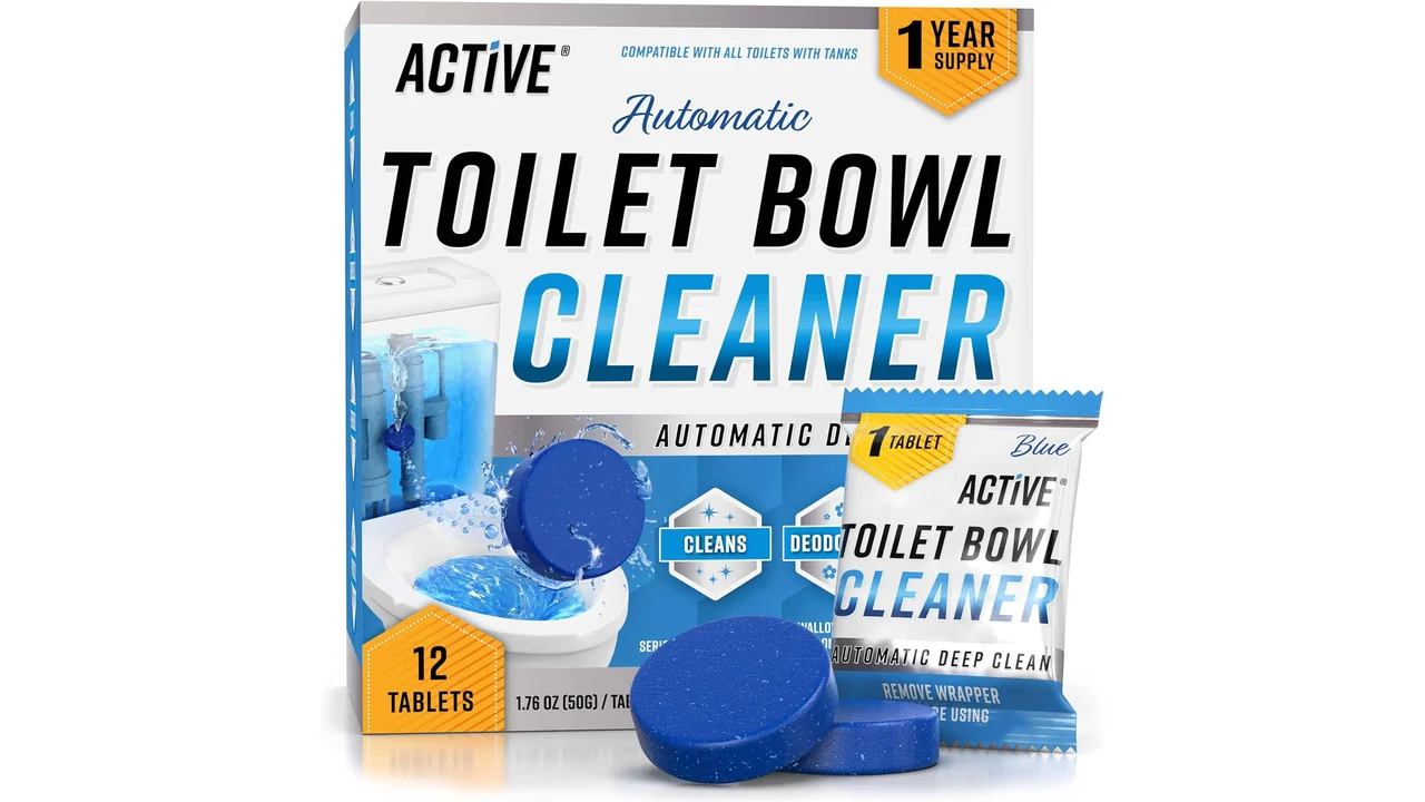 ACTIVE Automatic Toilet Bowl Cleaner Tablets Blue Gel: Is