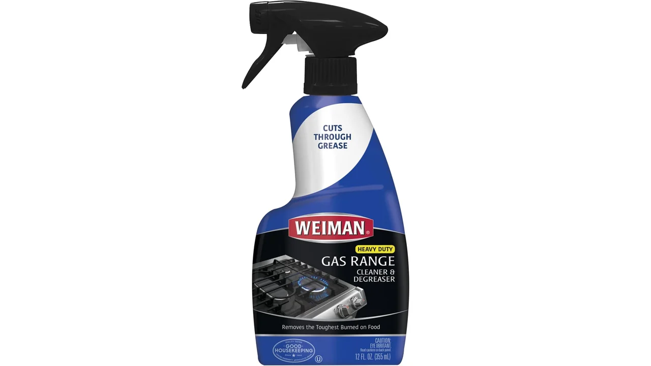 Weiman Gas Range Cleaner Degreaser, Single, Lemon, 1