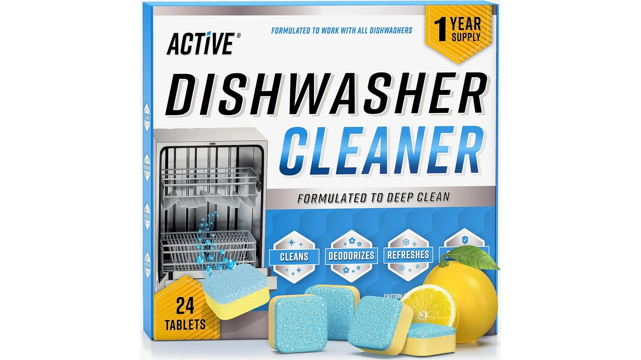 Dishwasher Cleaner Deodorizer Tablets – 24 Pack Deep