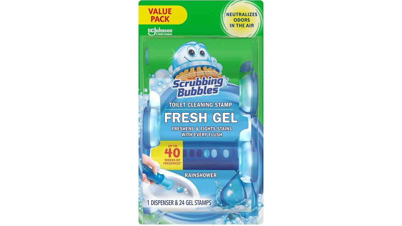 Scrubbing Bubbles Fresh Gel Toilet Bowl Cleaning Stamps