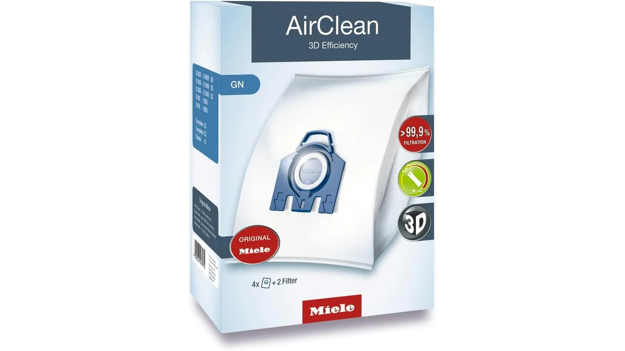 Miele Genuine AirClean GN Vacuum Cleaner Bags, 4 – In-Depth