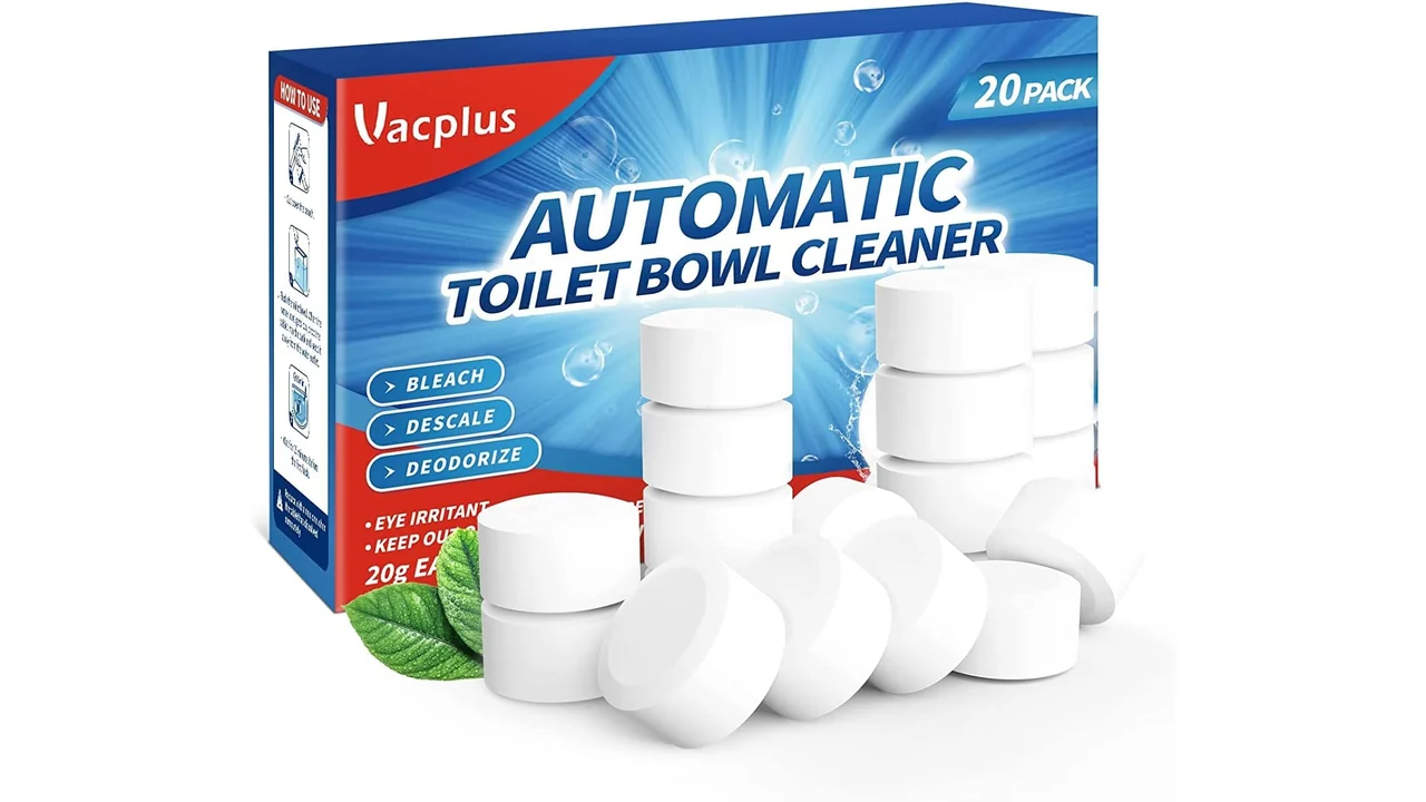 Vacplus Toilet Bowl Cleaner Tablets 20 PACK – Complete