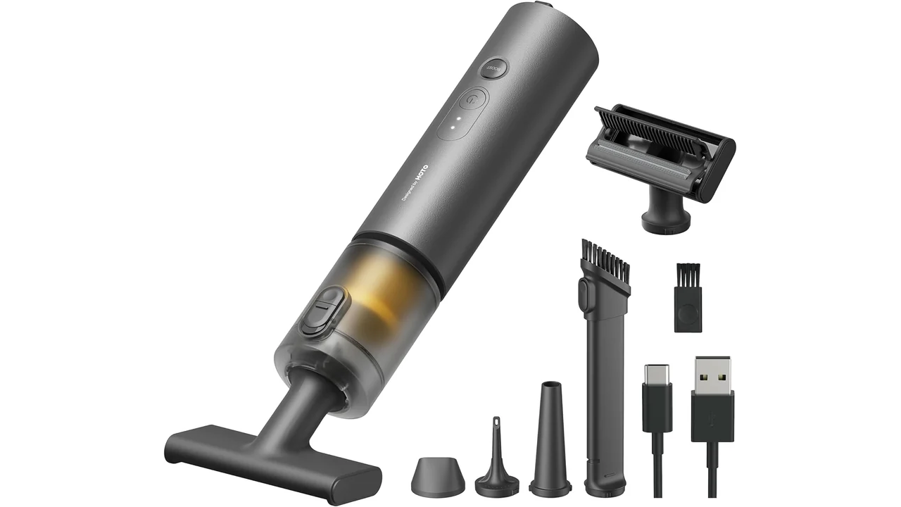 HOTO Handheld Car Vacuum Cleaner Cordless, 4-in-1 Portable