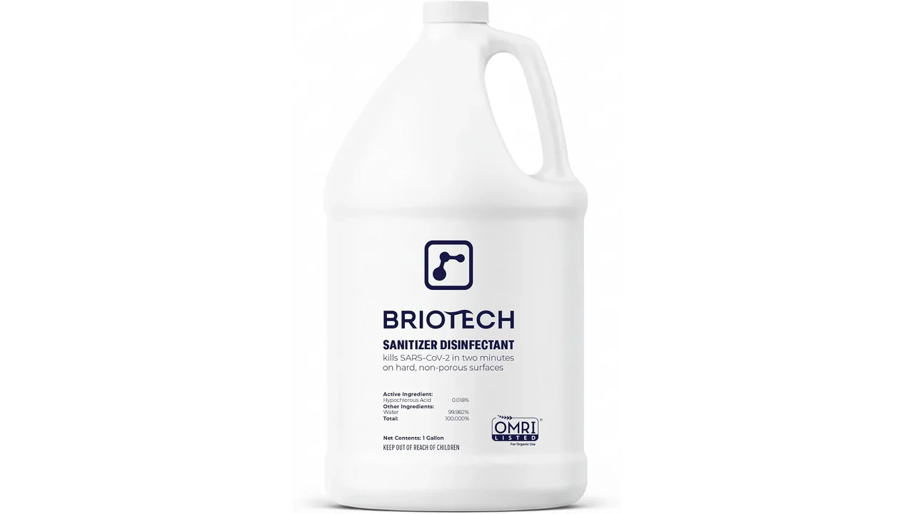 BRIOTECH Sanitizer Disinfectant Hypochlorous – In-Depth