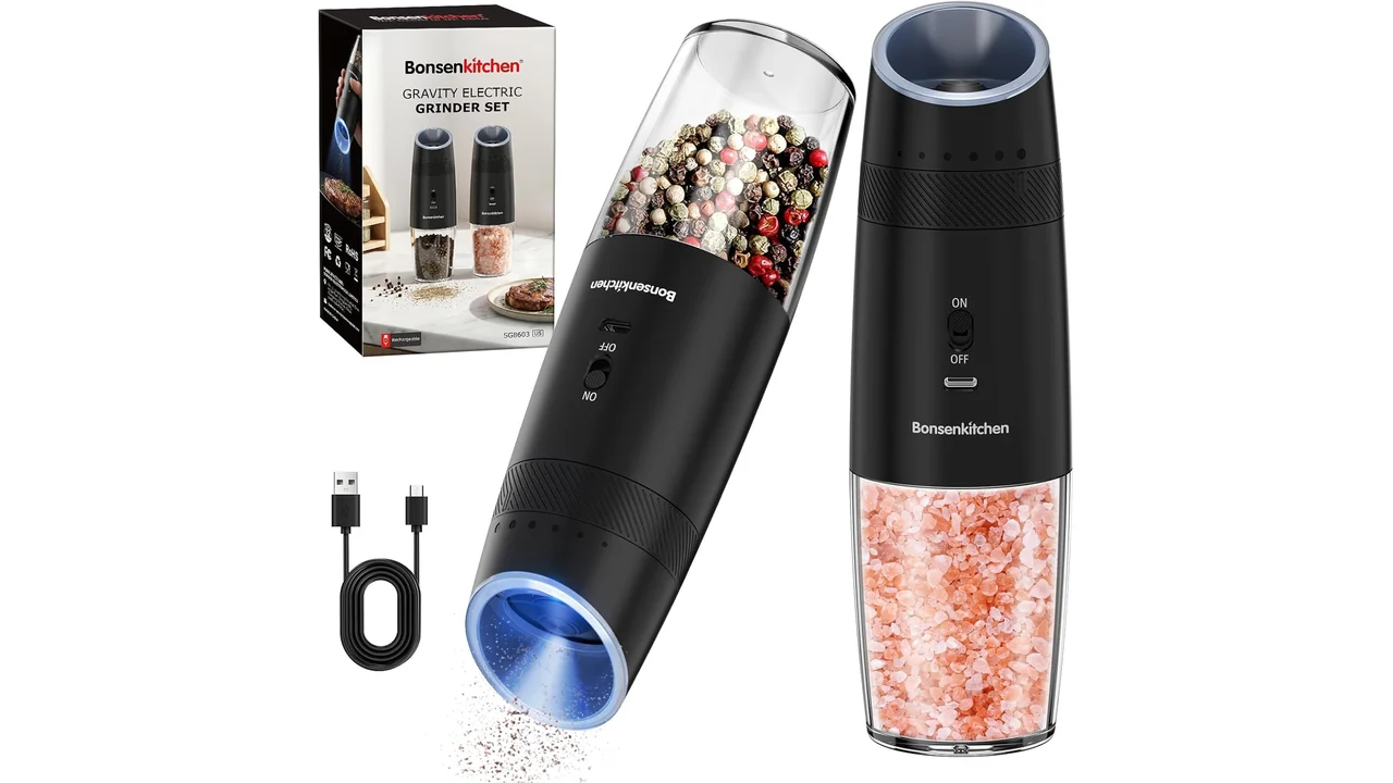 Gravity Electric Salt Pepper Grinder Set: Honest Review