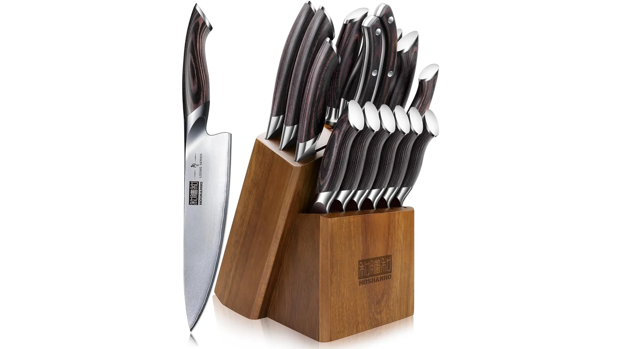 HOSHANHO 16-Piece Knife Set – Pros & Cons