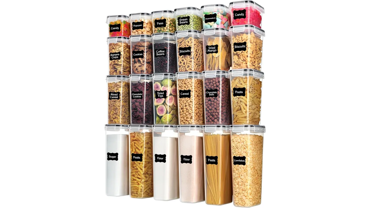 Airtight Food Storage Containers Lids, Vtopmart 24 pcs