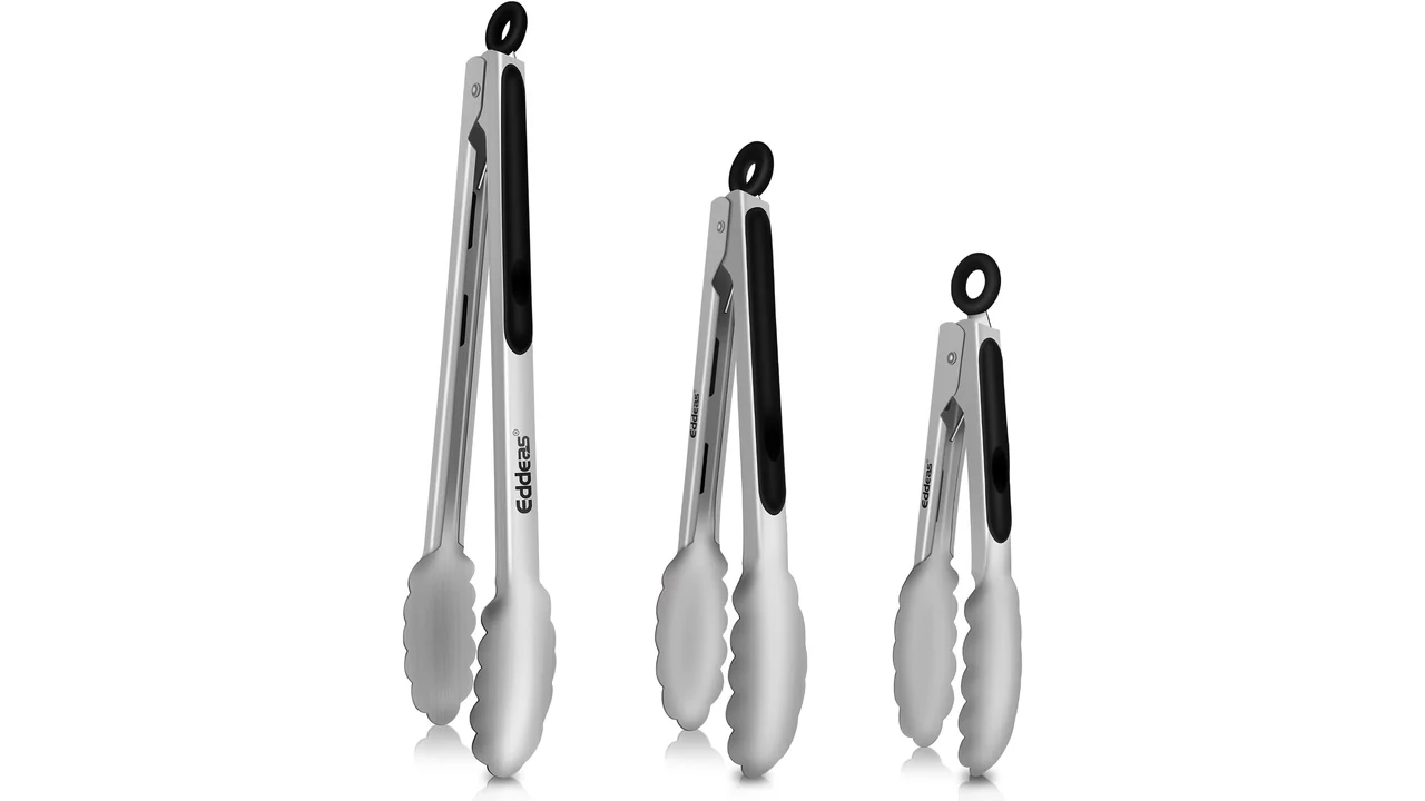 Tongs Cooking – Heat Resistant 600 Degrees Stainless Steel