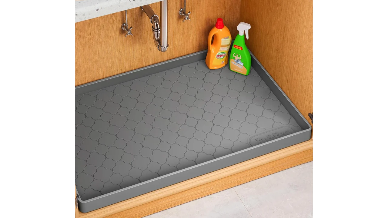 Jin&Bao Waterproof Under Sink Mat 34″ x 22″ – In-Depth