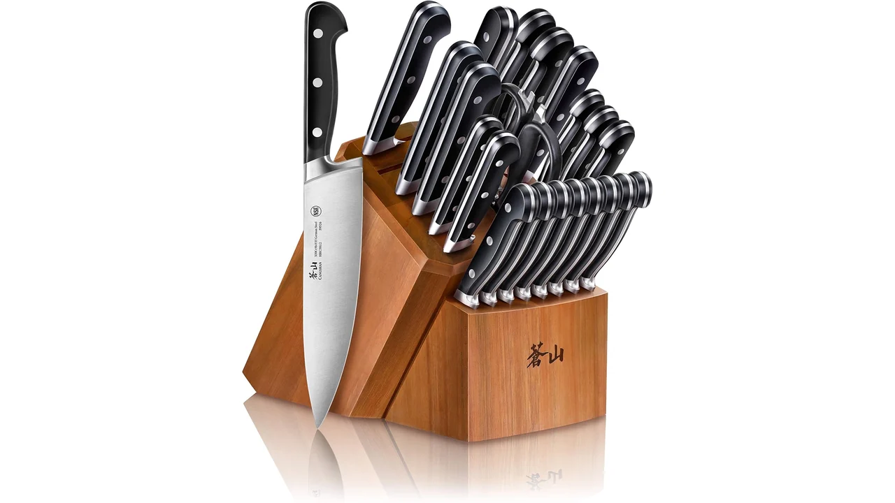 Cangshan V2 German Steel Forged Knife Block Set – Complete
