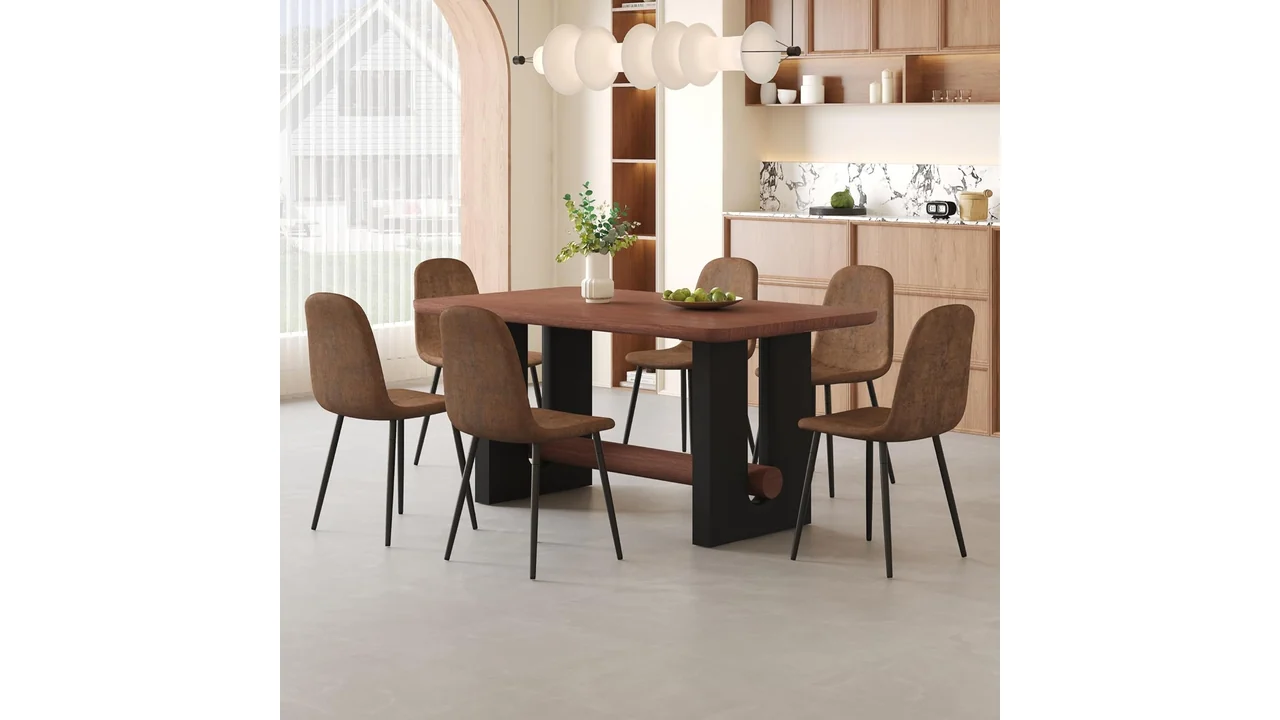 63″ Dining Table Set 6, Wood Kitchen – Pros & Cons