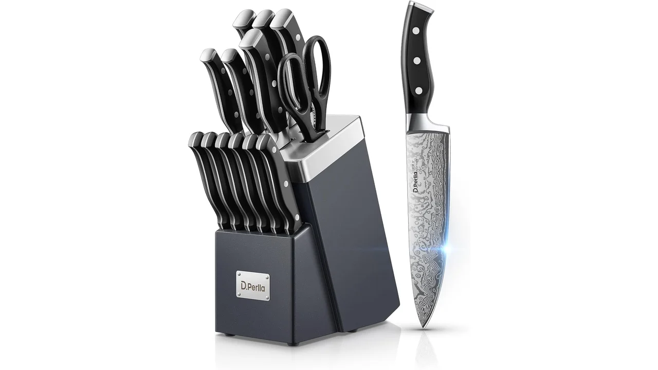 Knife Set, D.Perlla Kitchen Knife Set Advanced