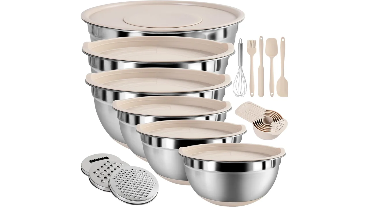 Mixing Bowls Airtight Lids Set, 20 PCS – Honest Review