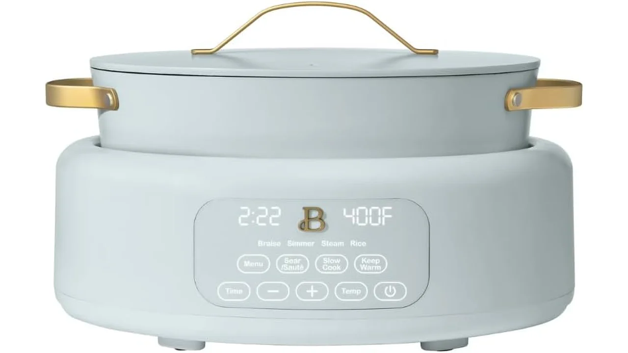 Electric Multi-Cooker, 6 Quart Programmable Cooking Pot