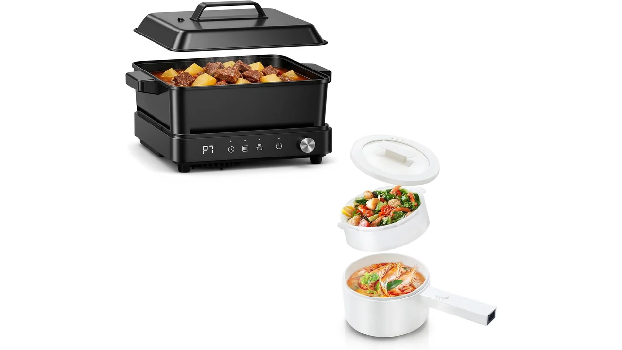 Induction Cooktop, Portable Induction Cooktop with 8L Cast