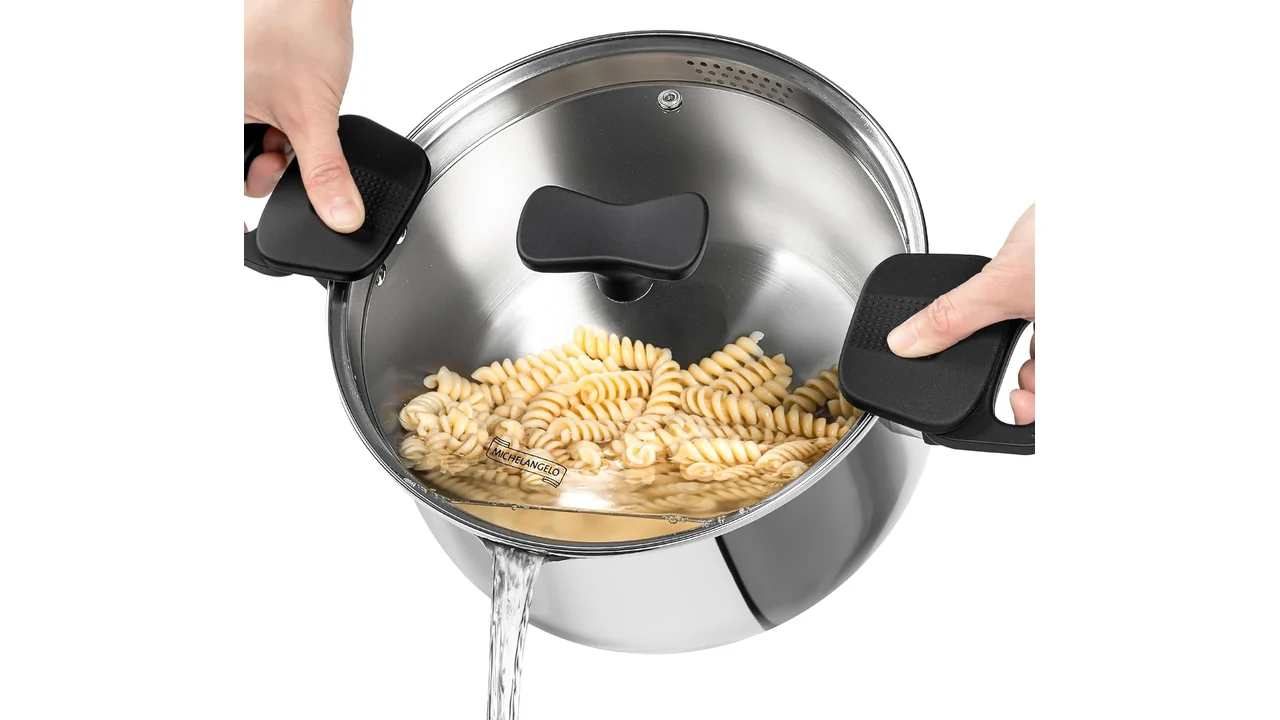 MICHELANGELO Stainless Steel Pasta Pot – Detailed Review