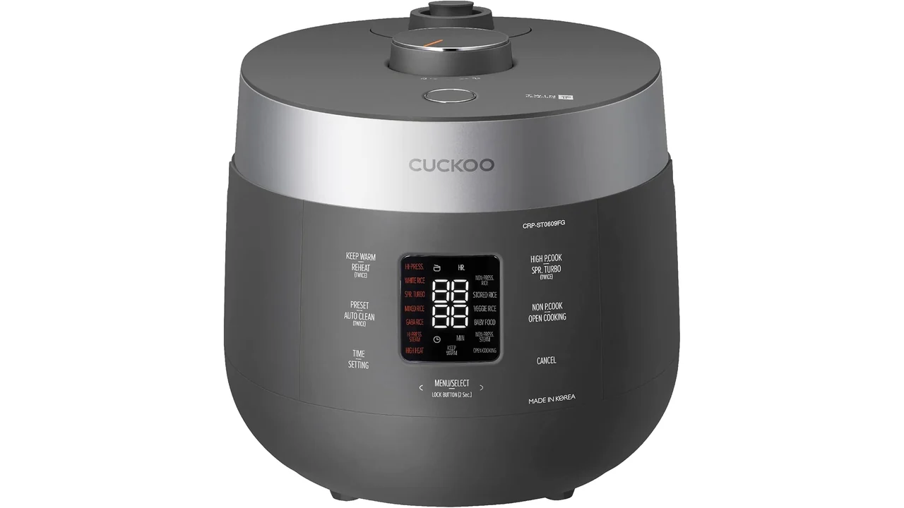 CUCKOO Twin Pressure Rice Cooker 6-Cup Uncooked 12-Cup