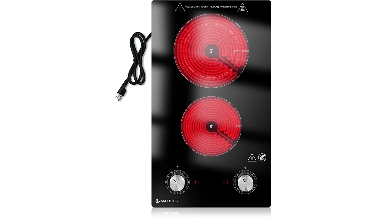 AMZCHEF 12Inch 2 Burner Electric Cooktop – Detailed Review