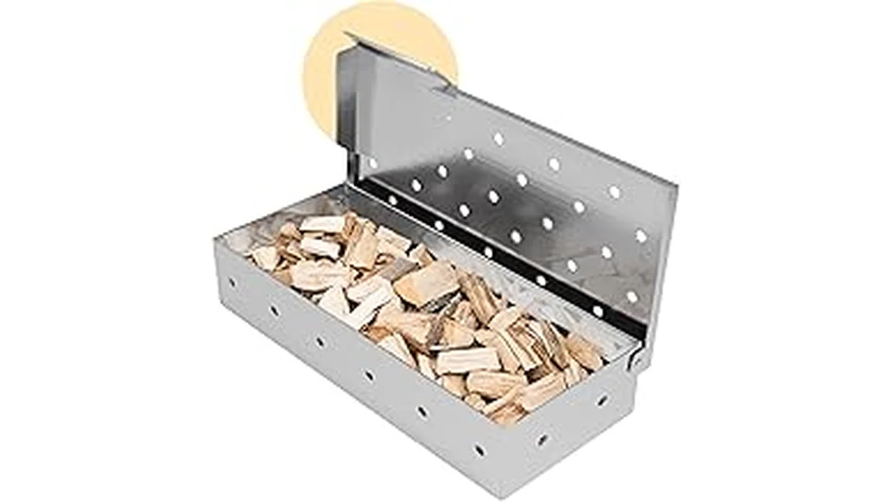 The image shows a variety of smoker boxes, including the Best 22 Smoker Box, ready for grilling.