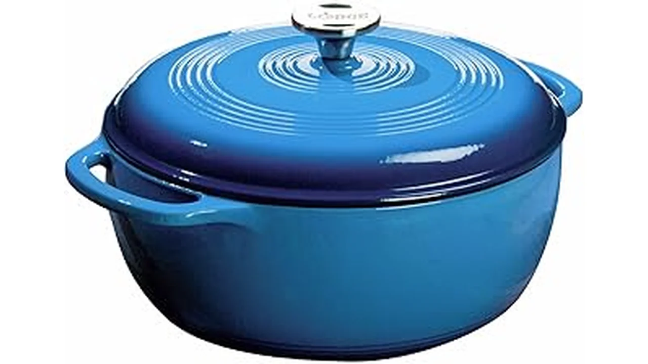 The image shows a collection of various Dutch ovens, showcasing the best 31 cookware options available.