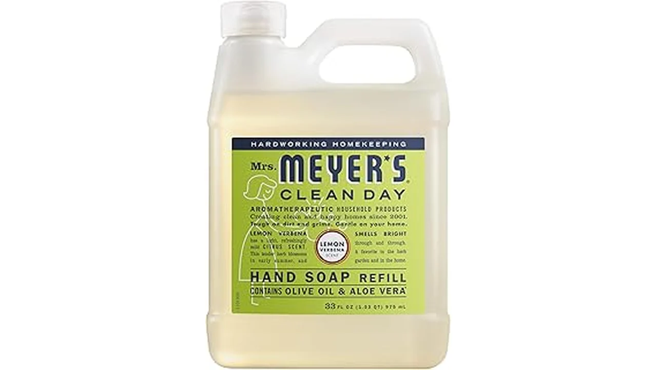 The image shows a collection of assorted kitchen hand soaps, likely featured in a Best 31 Kitchen Hand Soap list.