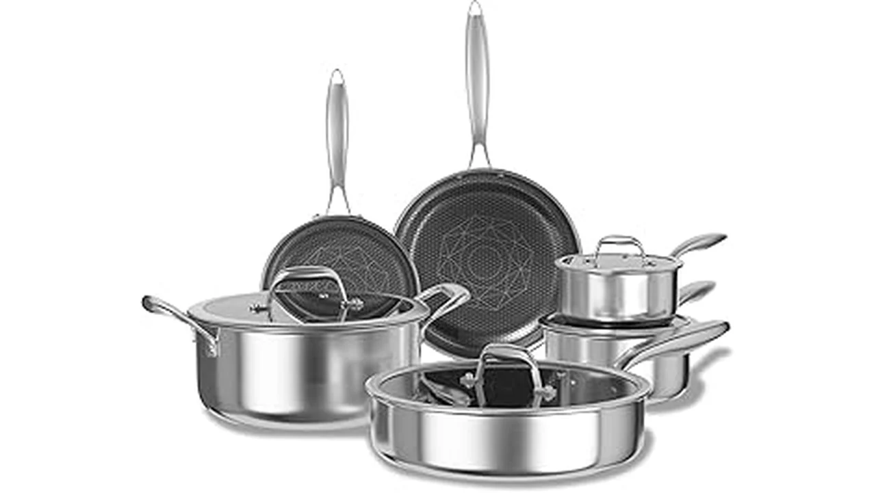 The image shows a beautiful collection of the Most Popular 31 Healthy Cookware Set, neatly arranged.
