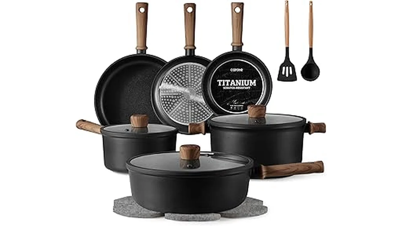 The image shows a stylish collection of cookware, part of the Most Popular 31 Stylish Cookware selection.