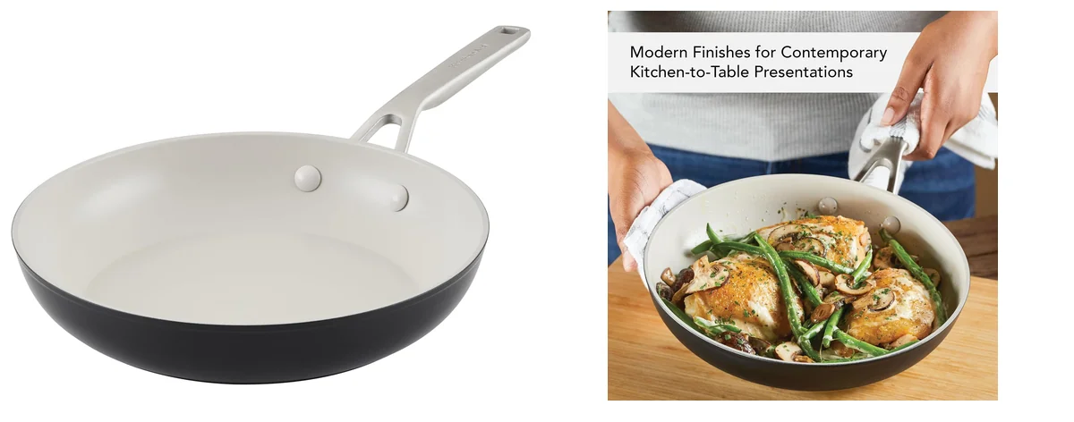 KitchenAid Hard Anodized Ceramic Nonstick Frying Pan/Skillet images