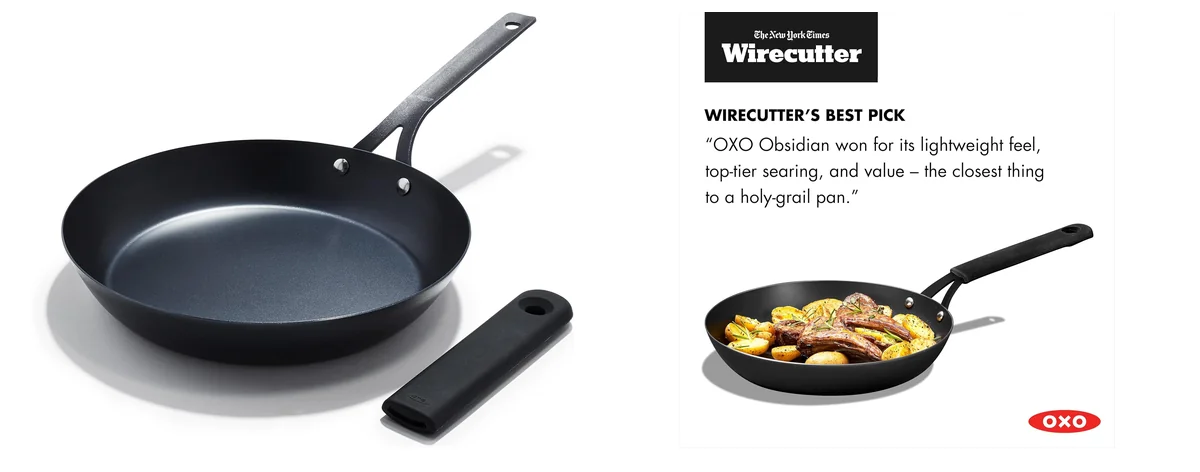 OXO Obsidian Pre-Seasoned Carbon Steel images