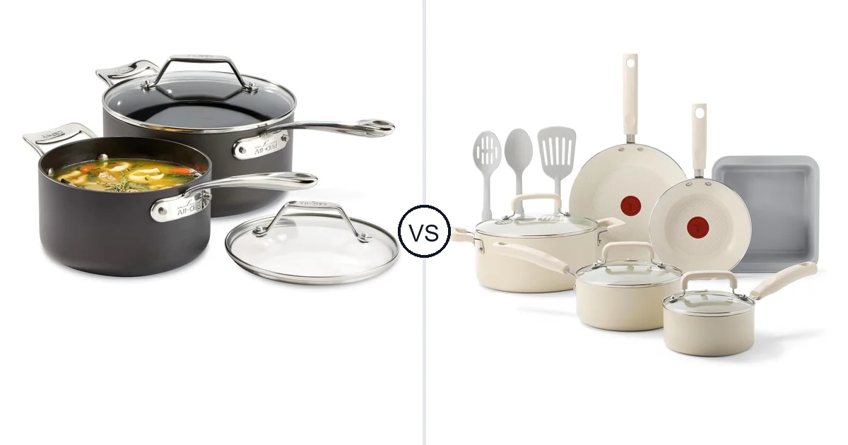 All-Clad 4 Piece Set vs T-Fal 12-Piece: Best Oven for Your Needs
