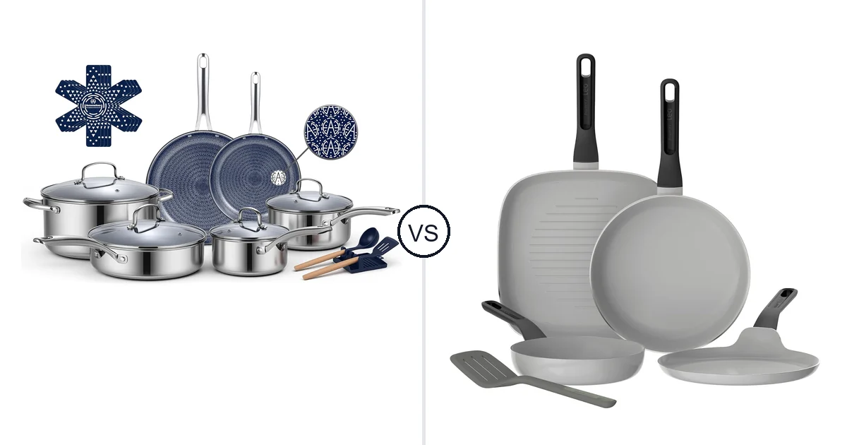Ammeloo 17 Pcs Nonstick vs Berghoff 5Pc: Oven Comparison (Key