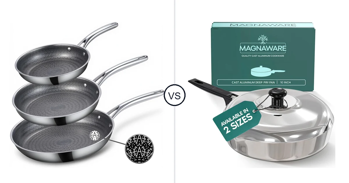 Ammeloo Hybrid Tri-Ply vs MAGNAWARE Cast Aluminum: Oven Comparison