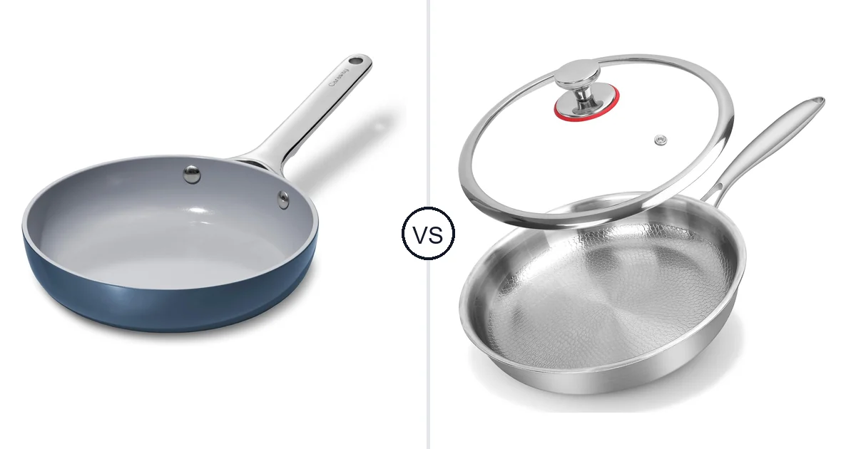 Caraway Nonstick Ceramic vs NKDFRI Titanium Hammered Pan: Oven