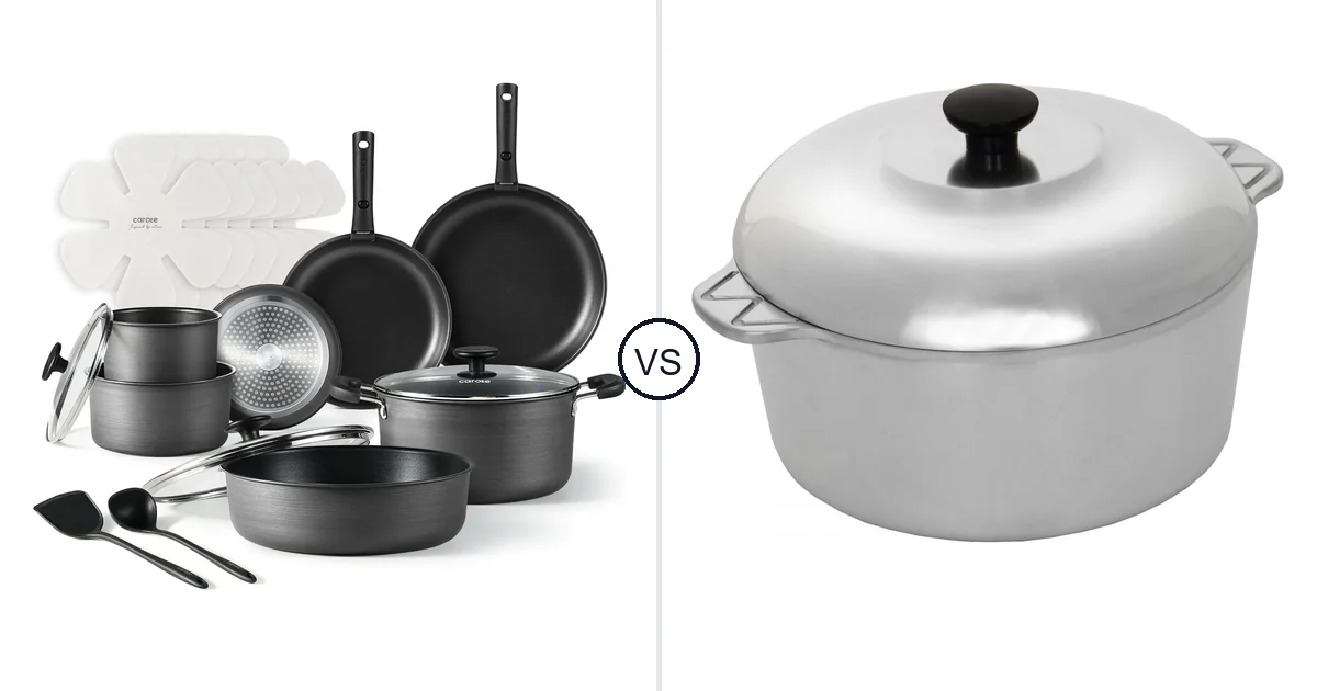CAROTE 20 Piece vs Cajun Classic 5 Quart: Best Oven for Your Needs