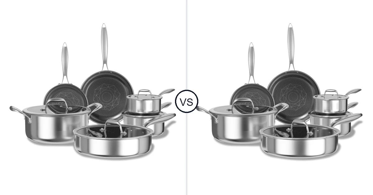 COOKER KING 10 Pcs vs COOKER KING 10 Pcs: Oven Comparison (Key